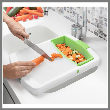 Bingoo InnovaGoods multifunkciós 3in1 vágódeszka, szűrővel, tárolóval ZT-V0103234 konyhai eszköz
