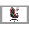 Bingoo Likeregal 920 LED masszázs gamer szék lábtartóval piros holm6909