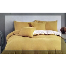 Bingoo LUNA 7 részes egyszínű ágynemű garnitúra - mustár lakástextília