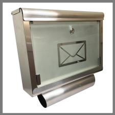 Bingoo Postaláda 390x400x100mm rozsdamentes acél újságtartóval HMB4039N postaláda