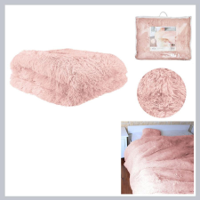 Bingoo RÓZSASZÍN FLUFFY ÁGYTAKARÓ 220X240CM TX9146 lakástextília