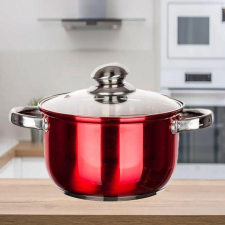 Bingoo Rozsdamentes fazék MAESTRO Red 3,2 L 48HF09RC20 edény