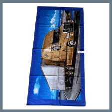 Bingoo Strand törölköző 70 x 140 cm - Kamion mintás 1524 bögrék, csészék