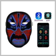 Bingoo Világító LED Arcmaszk Bluetooth Alkalmazással holm7149 bőrápoló eszköz