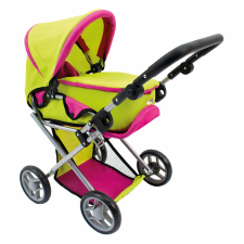 Bino Doll Trolly Box Játék Babakocsi, Zöld játék babakocsi