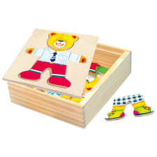 Bino Puzzle " Willi " ruházatba helyez puzzle, kirakós