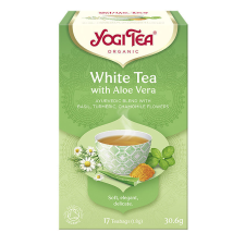 BIO Fehér tea aloe verával 17x1,8g Yogi White Tea tea