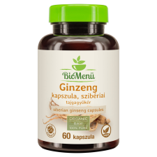 Bio Menü BioMenü bio ginzeng szibériai kapszula 60 db vitamin és táplálékkiegészítő