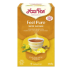  BIO Tisztító méregtelenítő tea citrommal gyermekláncfűvel Yogi Feel Pure