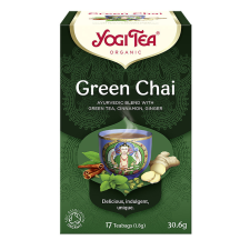 BIO Zöld chai tea 17x1,8g Yogi Green Chai tea
