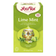 BIO Zöldcitromos menta tea 17x1,8g Yogi Green Tea Lime Mint tea