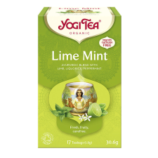 BIO Zöldcitromos menta tea 17x1,8g Yogi Green Tea Lime Mint tea