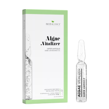 Biobalance Vitalizáló szuperampulla algával, 10x2ml (3% ZÖLD KAVIÁR KIVONAT. Vízbázisú szérum.) arcpakolás, arcmaszk
