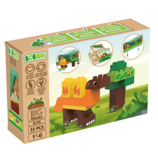 BiOBUDDi BiOBUDDi BB-0186 | készségfejlesztő bio építőjáték | Stegosaurus barkácsolás, építés