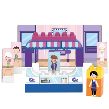 Biobuddi - Építőjáték - Butik  (konstruáló játék) - A játék LEGO DUPLO kompatibilis. barkácsolás, építés