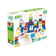  Biobuddi - Építőjáték - Tanulás – alakzatok   (konstruáló játék) -  A játék LEGO DUPLO kompatibilis. barkácsolás, építés