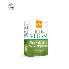 BioCo 100% Vegan Alga Kalcium &amp; Tengeri Magnézium Filmtabletta 60 DB vitamin és táplálékkiegészítő