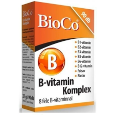 BioCo B-vitamin Komplex tabletta 90 db vitamin és táplálékkiegészítő