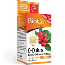 BioCo C+D duo Retard C-1000mg+D3 2000NE 100db filmtabletta vitamin és táplálékkiegészítő