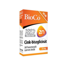 BioCo CINK-biszglicinát 25 mg 60db vitamin és táplálékkiegészítő