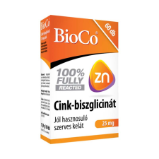  BioCo Cink-biszglicinát 25 mg tabletta 60x vitamin és táplálékkiegészítő