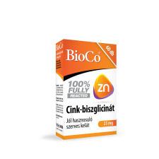 BioCo cink-biszglicinát 25mg tabletta 60 db vitamin és táplálékkiegészítő