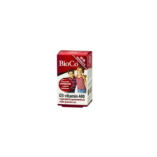 BioCo D3-Vitamin 400 Gyermek Rágótabletta 60 Db vitamin és táplálékkiegészítő