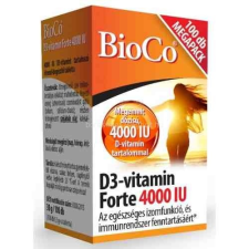 BioCo D3-vitamin Forte 4000 IU 100 db vitamin és táplálékkiegészítő