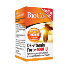  BIOCO D3-VITAMIN FORTE 4000 IU TABLETTA 100 DB vitamin és táplálékkiegészítő
