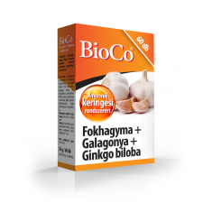 Bioco fokhagyma+galagonya+gingko biloba tabletta 60 db gyógyhatású készítmény