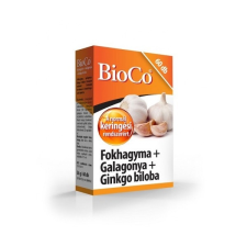  BIOCO FOKHAGYMA-GALAGONYA-GINKGO TABL. 60 db gyógyhatású készítmény