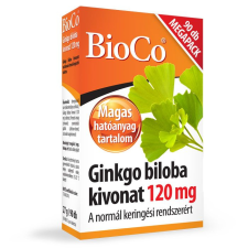  BIOCO GINKGO KIVONAT 120MG TABLETTA 90X vitamin és táplálékkiegészítő