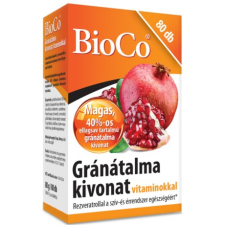  BIOCO GRÁNÁTALMA KIVONAT VITAMINOKKAL 80 DB gyógyhatású készítmény
