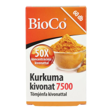  BIOCO KURKUMA KIVONAT 7500 KAPSZULA vitamin és táplálékkiegészítő