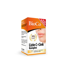 BioCo Lizin C+Cink komplex megapack 100 tabletta vitamin és táplálékkiegészítő