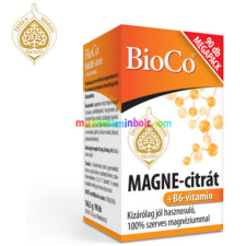 BioCo MAGNE-citrát + B6-vitamin Megapack 90 db filmtabletta - BioCo vitamin és táplálékkiegészítő