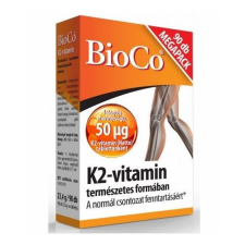 BioCo Magyarország BioCo K2-vitamin 50mcg tabl. 90 db vitamin és táplálékkiegészítő