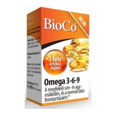 BioCo Magyarország BioCo Omega 3-6-9 lágyzselatin kapsz. 60 db vitamin és táplálékkiegészítő