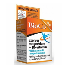 BioCo Magyarország BioCo Szerves Mg + B6 tabletta 60 db vitamin és táplálékkiegészítő