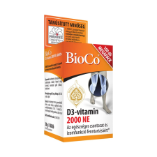 BioCo Magyarország Kft. Bioco D3 vitamin 2000NE étrend-kiegészítő  100x vitamin és táplálékkiegészítő