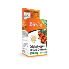 BioCo Magyarország Kft. BioCo Retard C-vitamin 1000mg Csipkebogyós Családi csomag 100db vitamin és táplálékkiegészítő