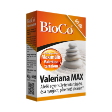 BioCo Magyarország Kft. BioCo Valeriana MAX tabletta 60x vitamin és táplálékkiegészítő