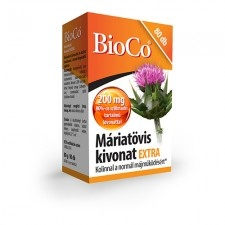 BioCo Máriatövis kivonat tabletta Extra 80 db vitamin és táplálékkiegészítő