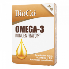 BioCo Omega-3 koncentrátum kapszula 30 db vitamin és táplálékkiegészítő