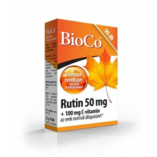  BIOCO RUTIN 50 MG+100 MG C-VITAMIN 90 DB vitamin és táplálékkiegészítő