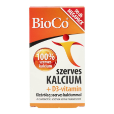 BIOCO SZERVES KALCIUM+D3 VIT. TABL.90DB vitamin és táplálékkiegészítő