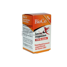  Bioco szerves magnézium stop tabletta 60db vitamin és táplálékkiegészítő