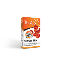 Bioco szerves vas kapszula 90 db gyógyhatású készítmény