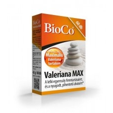 BioCo Valeriana Max étrend-kiegészítő tabletta 60 db vitamin és táplálékkiegészítő