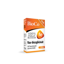  BIOCO VAS-BISZGLICINÁT 20MG TABLETTA 60X vitamin és táplálékkiegészítő
